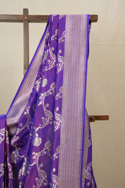 Purple Banarasi Silk Saree - SRPBSS766