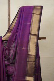 Purple Maheshwari Saree - SRPMS882