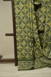 Mehendi HBP Cotton Saree - SRMCS3434