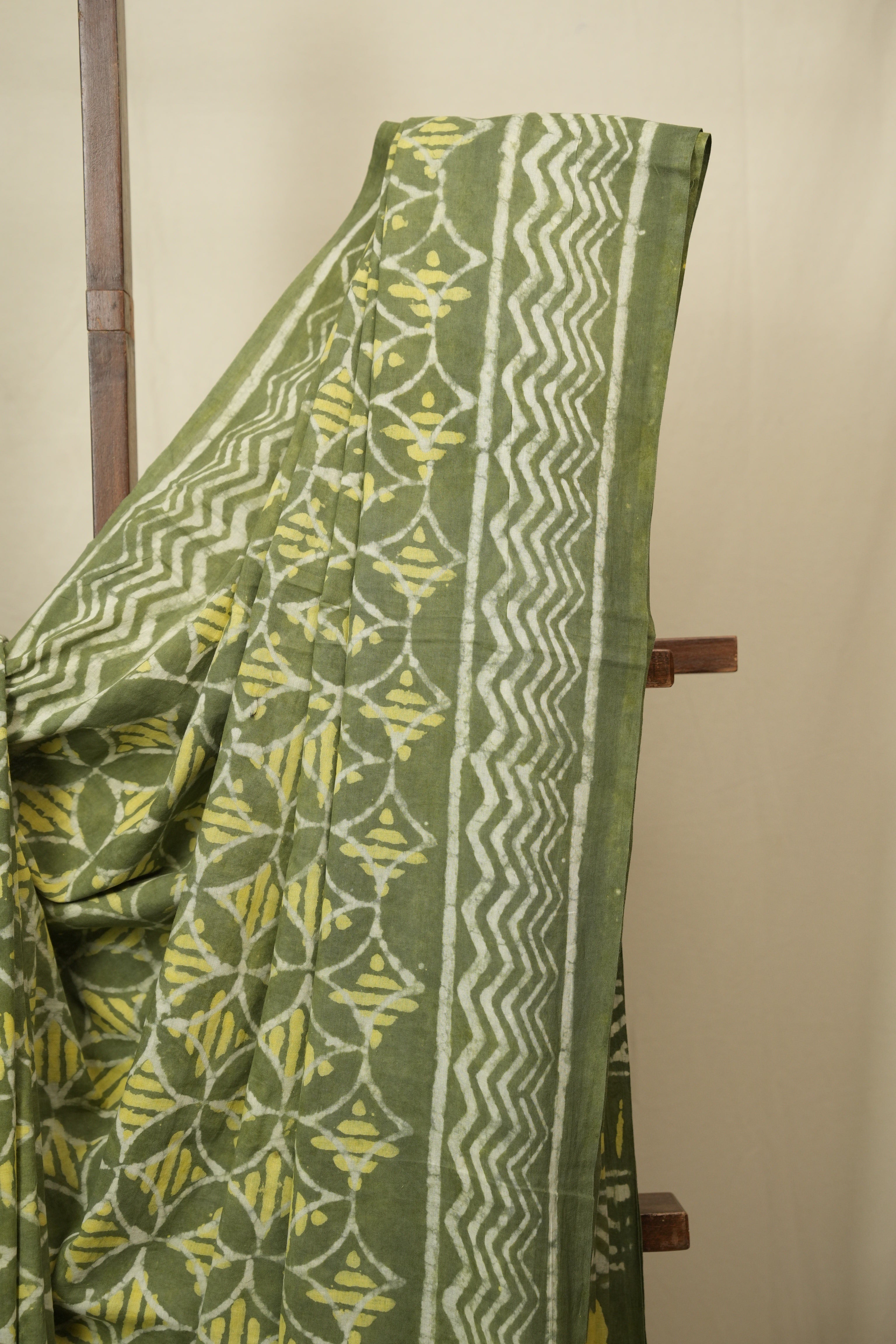 Mehendi HBP Cotton Saree - SRMCS3434