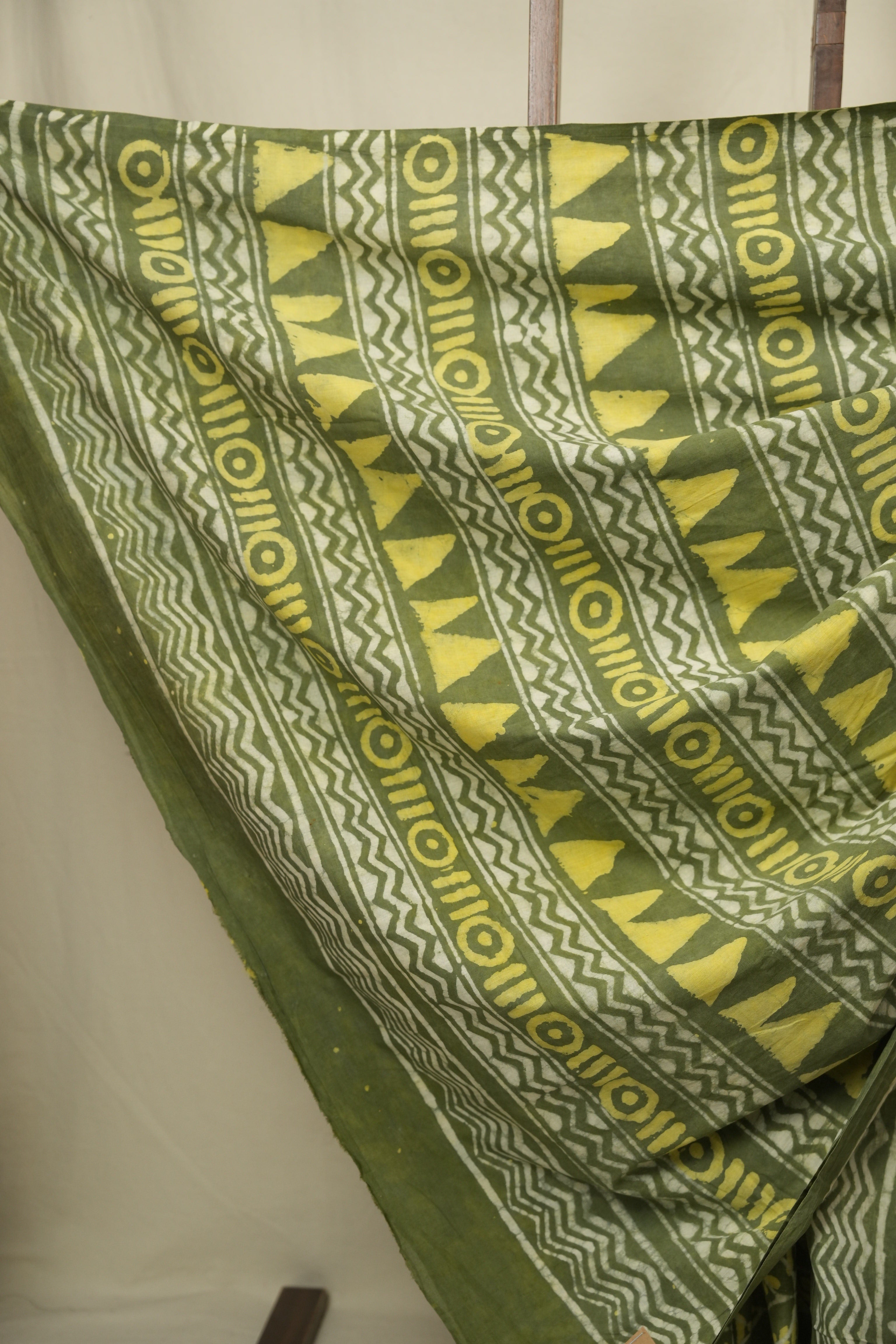 Mehendi HBP Cotton Saree - SRMCS3434