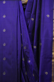 Navy Blue Silk Paithani Saree - SRNBSPS813