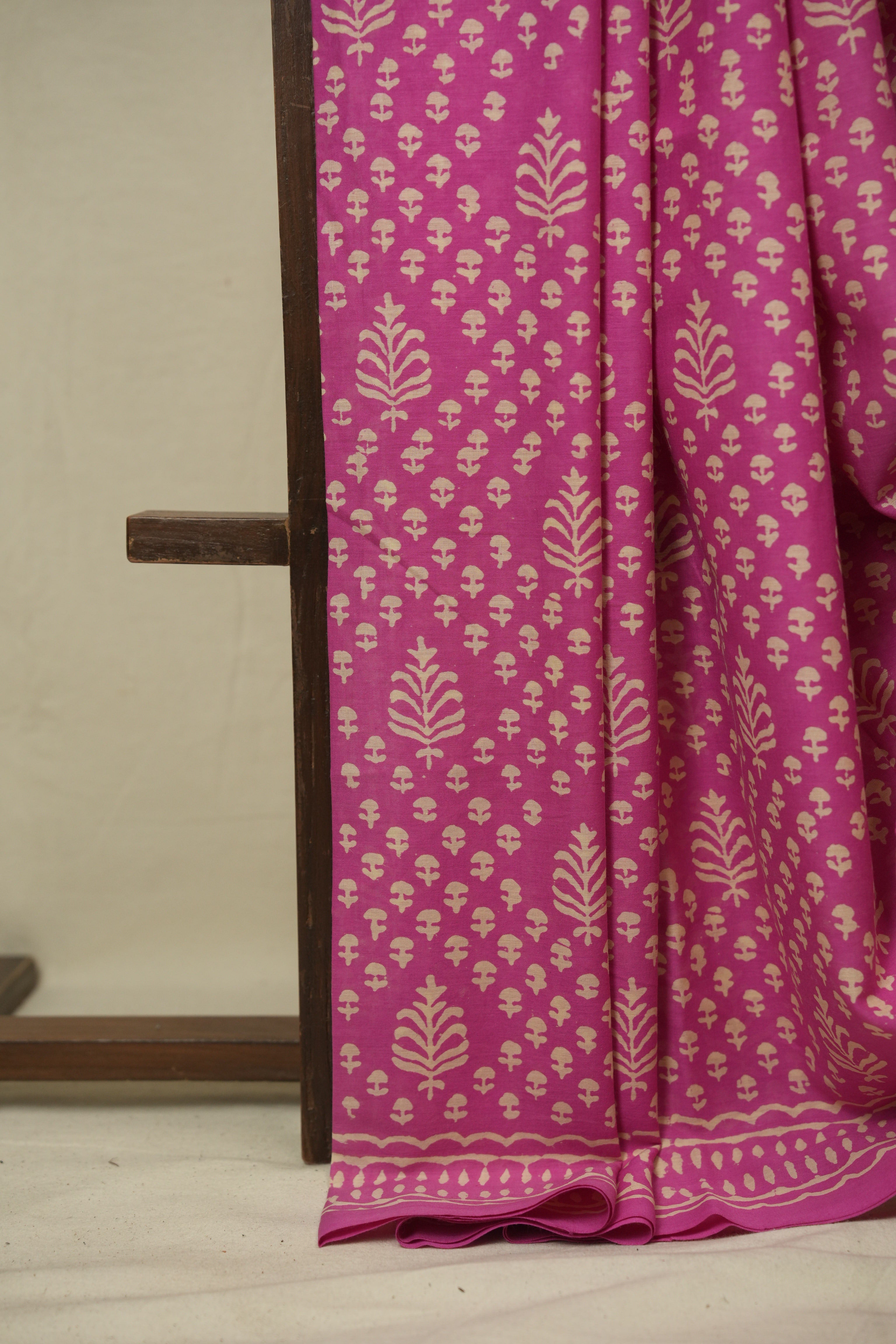 Pink HBP Cotton Saree - SRPCS3432