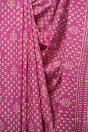 Pink HBP Cotton Saree - SRPCS3432
