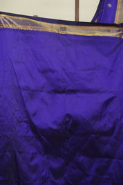 Navy Blue Silk Paithani Saree - SRNBSPS813
