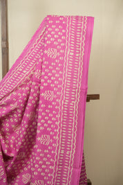 Pink HBP Cotton Saree - SRPCS3432