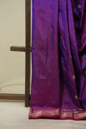 Purple Silk Paithani Saree - SRPSPS811