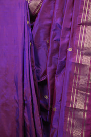 Purple Silk Paithani Saree - SRPSPS811
