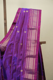 Purple Silk Paithani Saree - SRPSPS811
