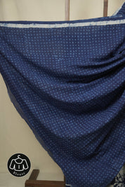 Indigo HBP Cotton Saree - SRICS3430