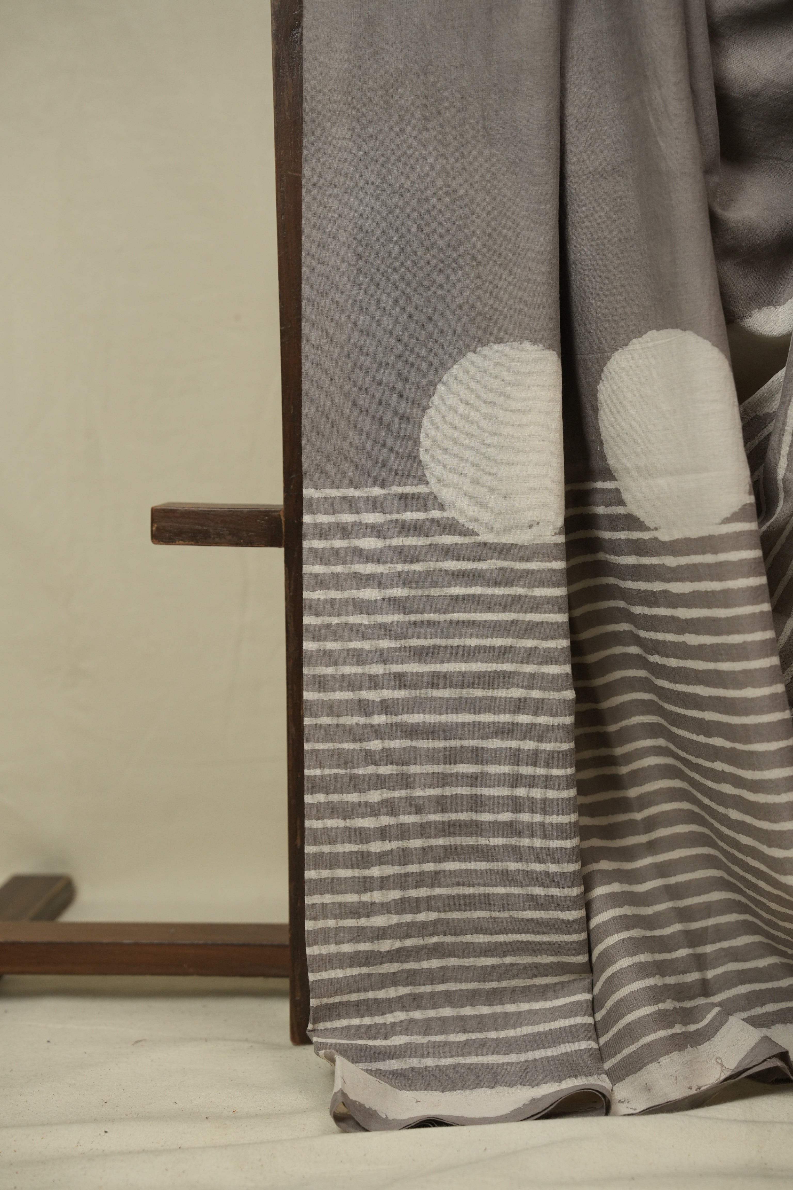 Grey HBP Cotton Saree - SRGCS3433