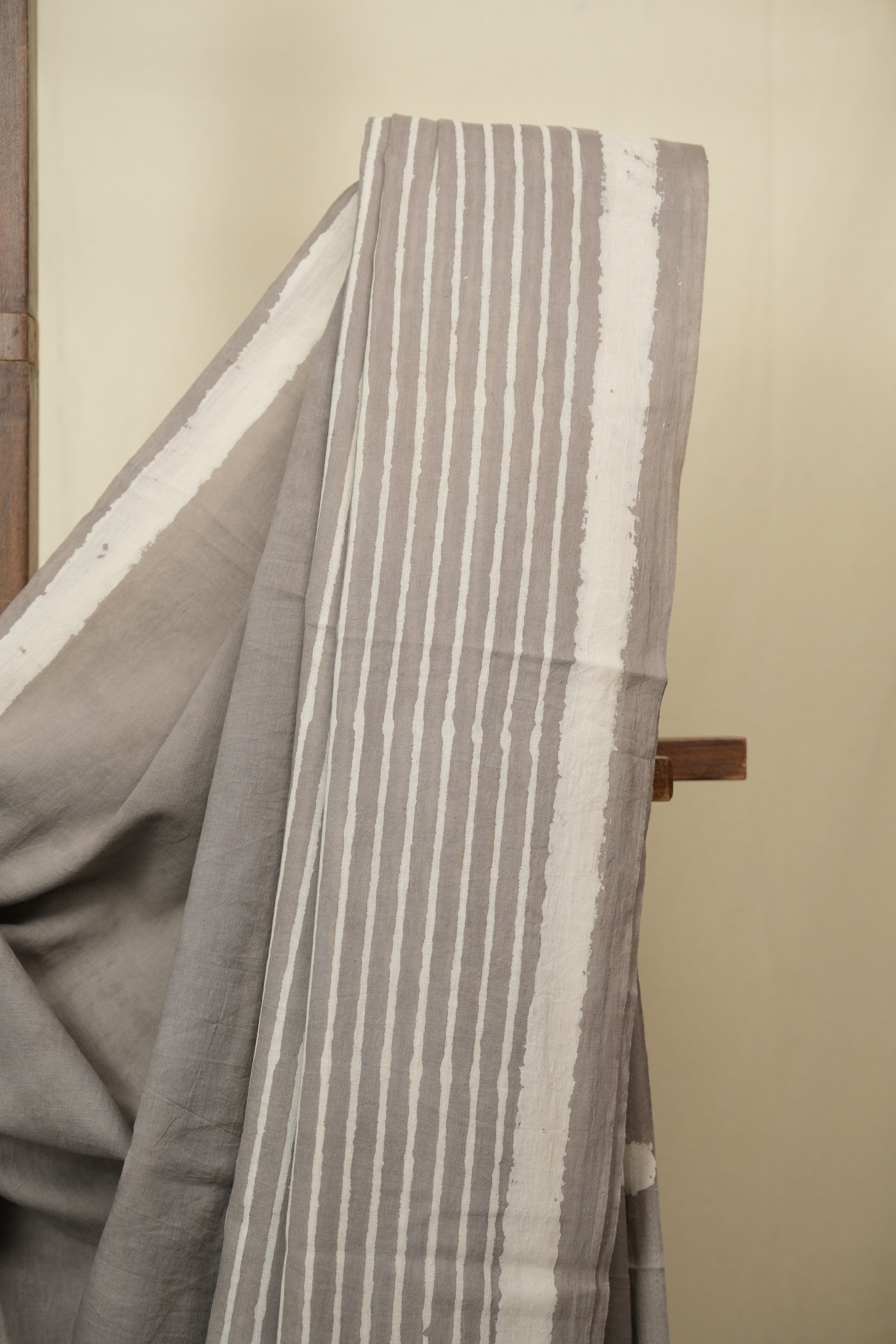 Grey HBP Cotton Saree - SRGCS3433