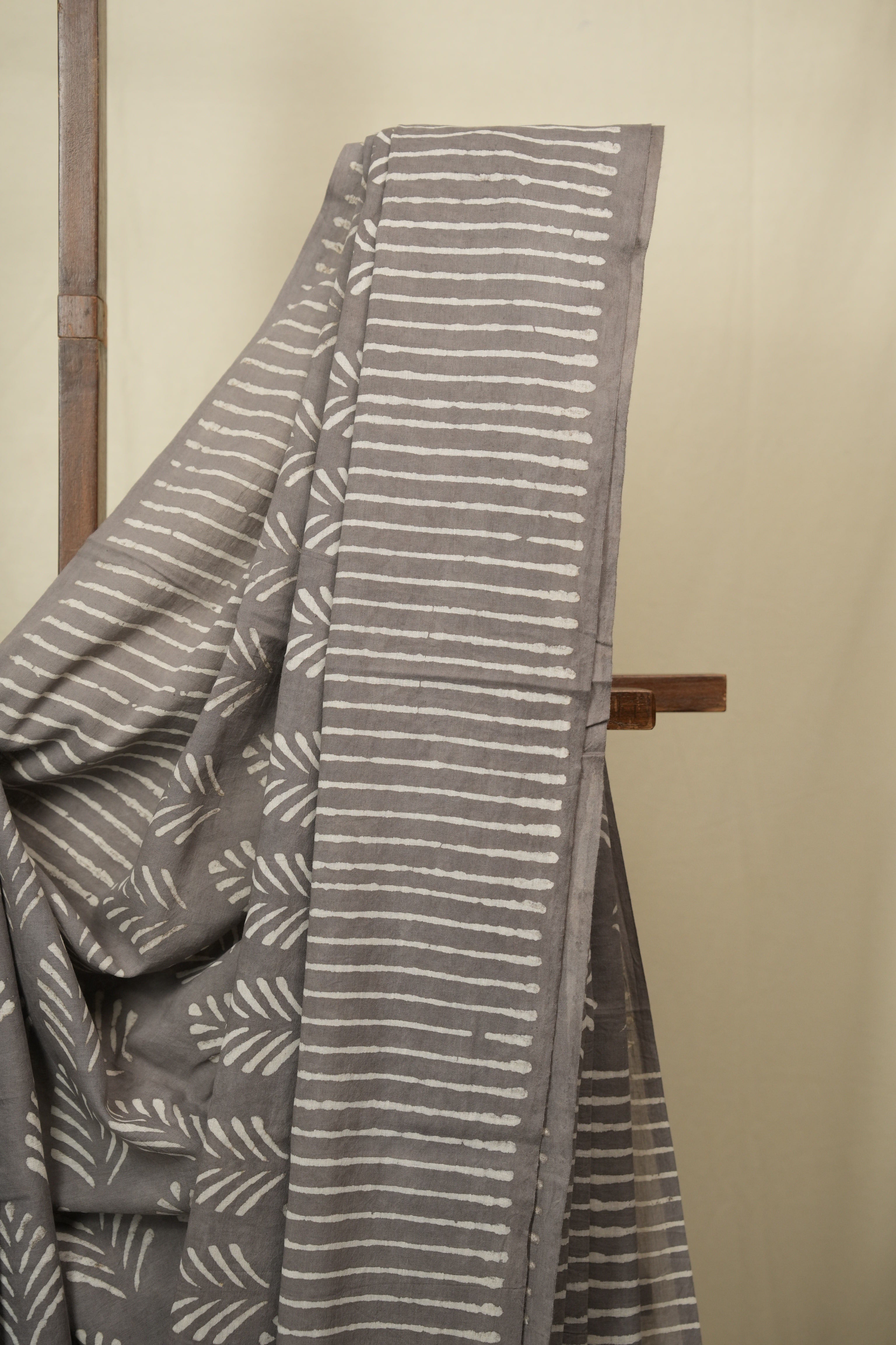 Grey HBP Cotton Saree - SRGCS3441
