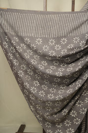 Grey HBP Cotton Saree - SRGCS3441