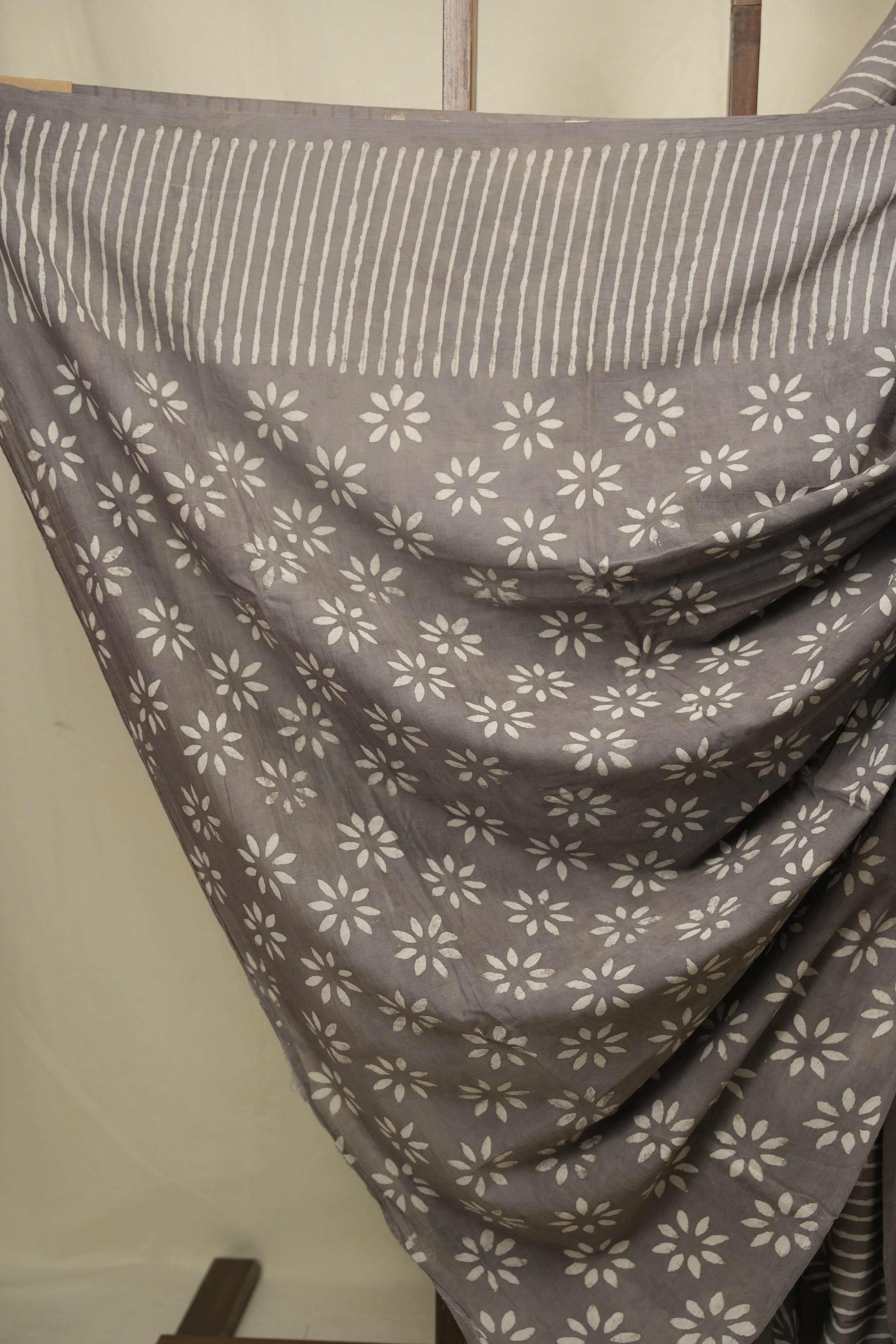 Grey HBP Cotton Saree - SRGCS3441