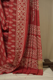 Peach HBP Cotton Saree - SRPCS3435