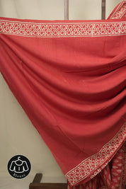Peach HBP Cotton Saree - SRPCS3435