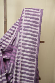 Lilac HBP Cotton Saree - SRLCS3428