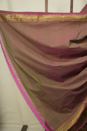 Dual Tone Pink Cotton Paithani Saree - SRDTPCPS829
