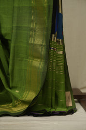 Green Cotton Paithani Saree - SRGCPS833