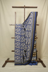 Blue HBP Cotton Saree - SRBCS3427