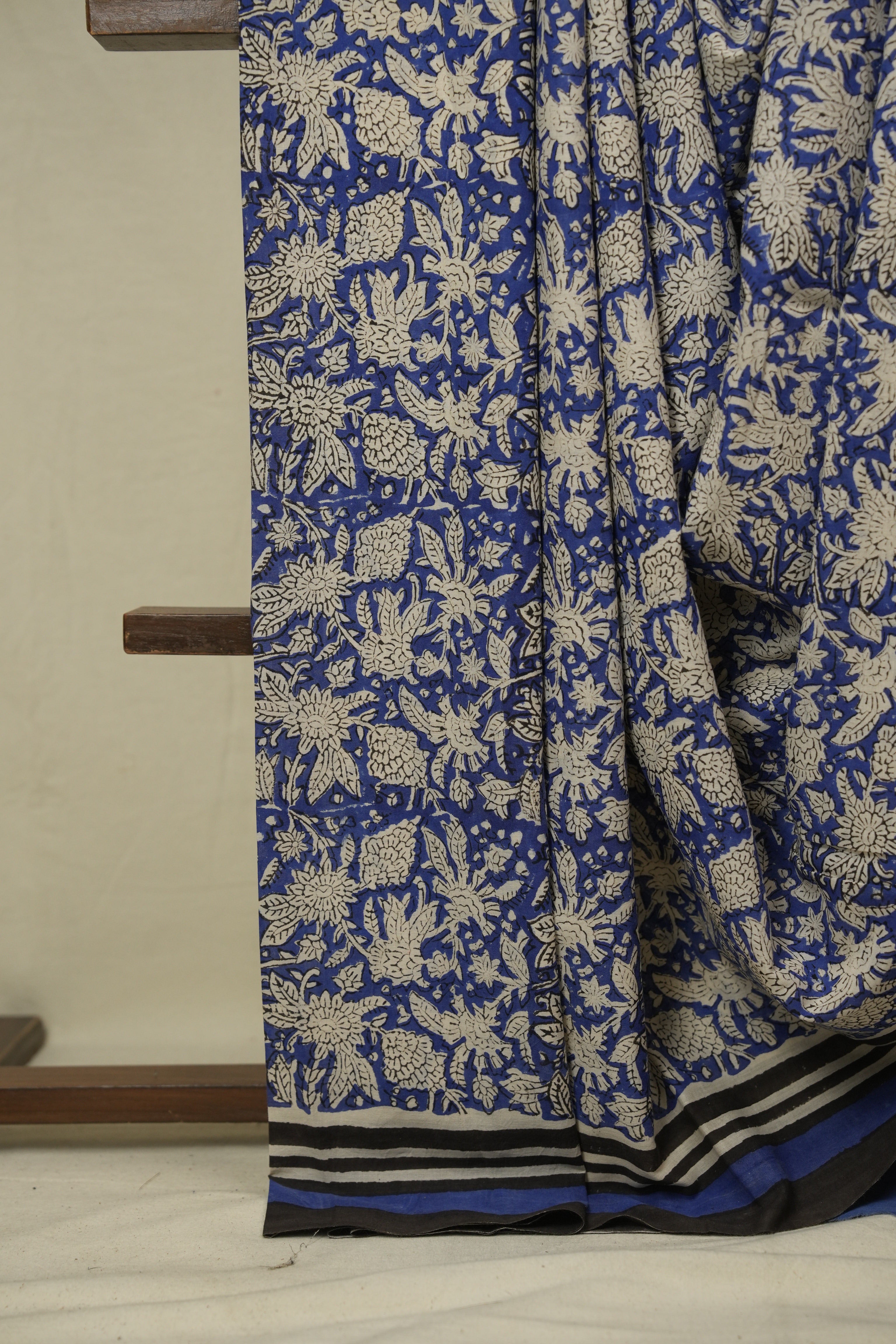 Blue HBP Cotton Saree - SRBCS3427