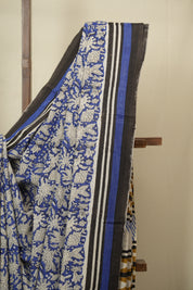Blue HBP Cotton Saree - SRBCS3427