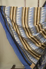 Blue HBP Cotton Saree - SRBCS3427
