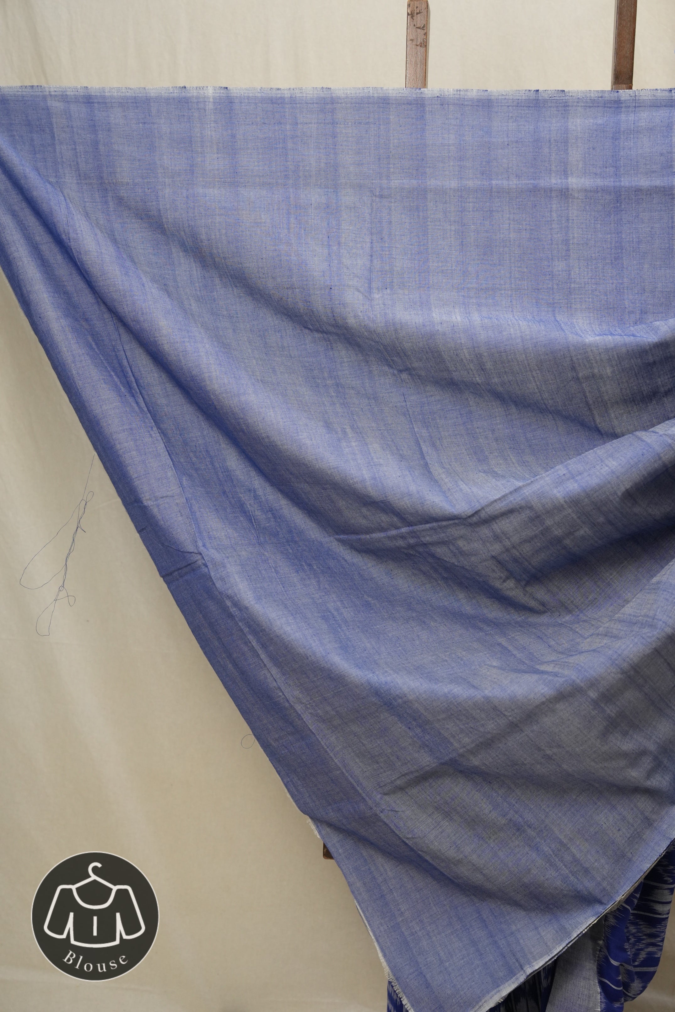 Blue Pochampalli Cotton Ikat Saree - SRBPCIS544