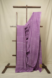 Lilac HBP Cotton Saree - SRLCS3425