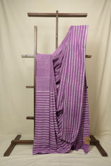Lilac HBP Cotton Saree - SRLCS3425