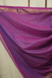 Purple Cotton Paithani Saree - SRPCPS831
