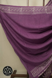 Purple HBP Cotton Saree - SRPCS3424