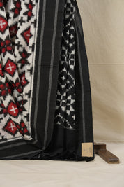 Multi Colour Pochampalli Cotton Ikat Saree - SRMCPCIS550