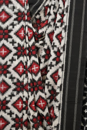 Multi Colour Pochampalli Cotton Ikat Saree - SRMCPCIS550