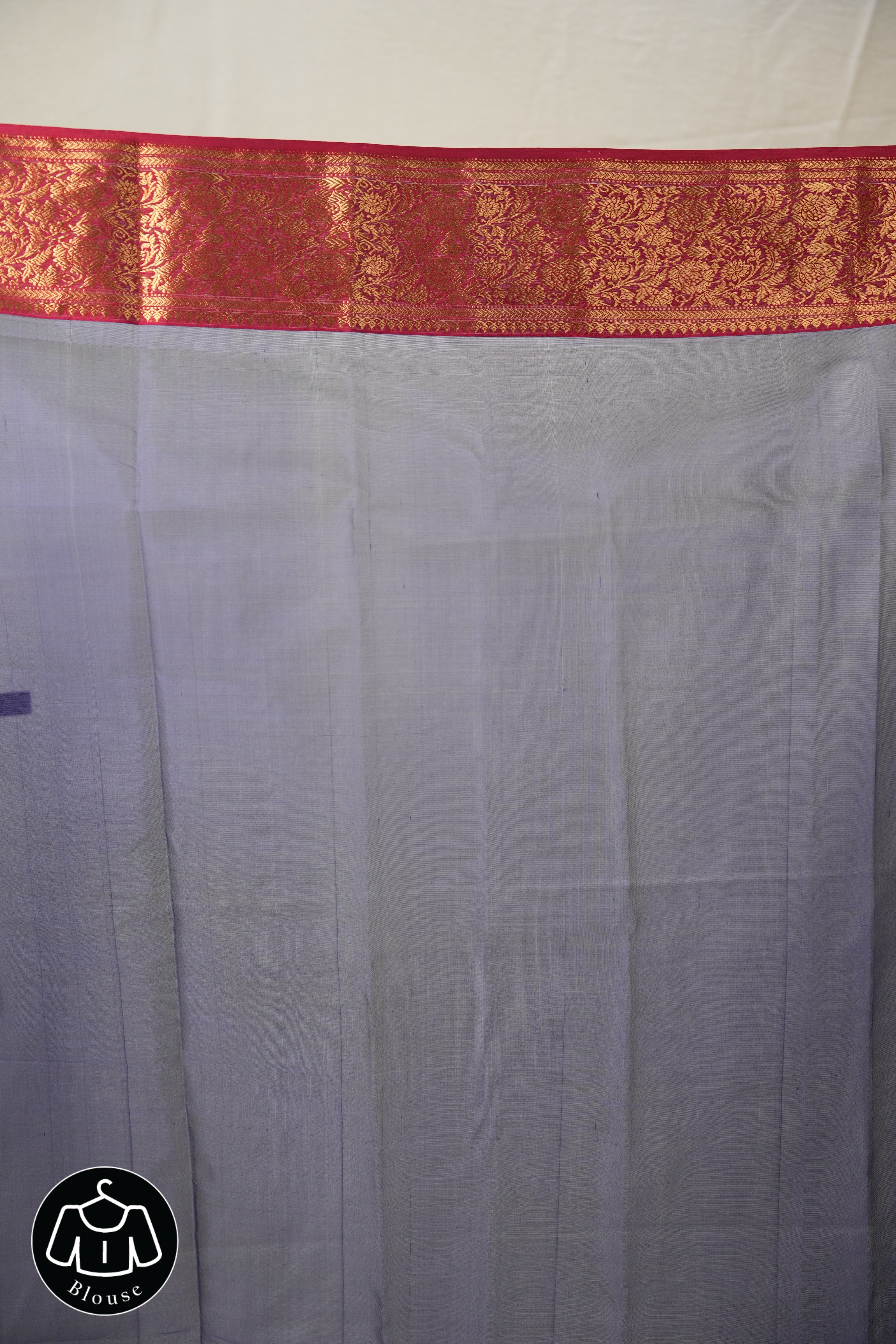 Deep Blue  Hanborder Pattu Chanderi Silk Saree - SRDBHPCSS475