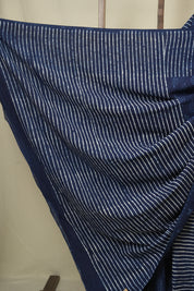 Navy Blue HBP Cotton Saree - SRNBCS3393