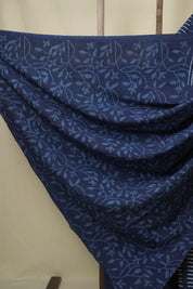 Navy Blue HBP Cotton Saree - SRNBCS3393