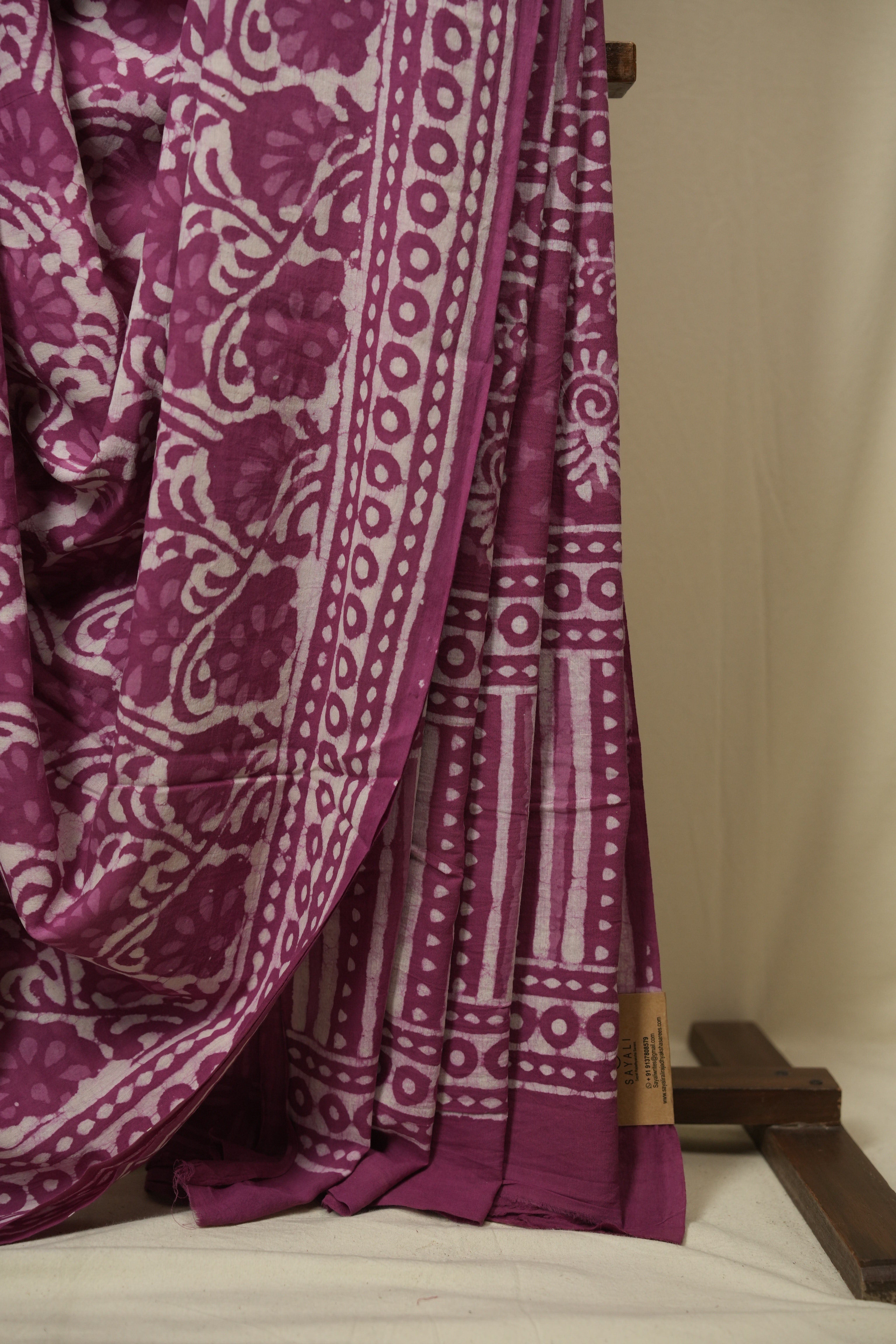 Pink HBP Cotton Saree - SRPCS3390