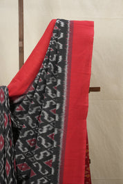 Multicolour Pochampalli Cotton Ikat Saree - SRMPCIS548