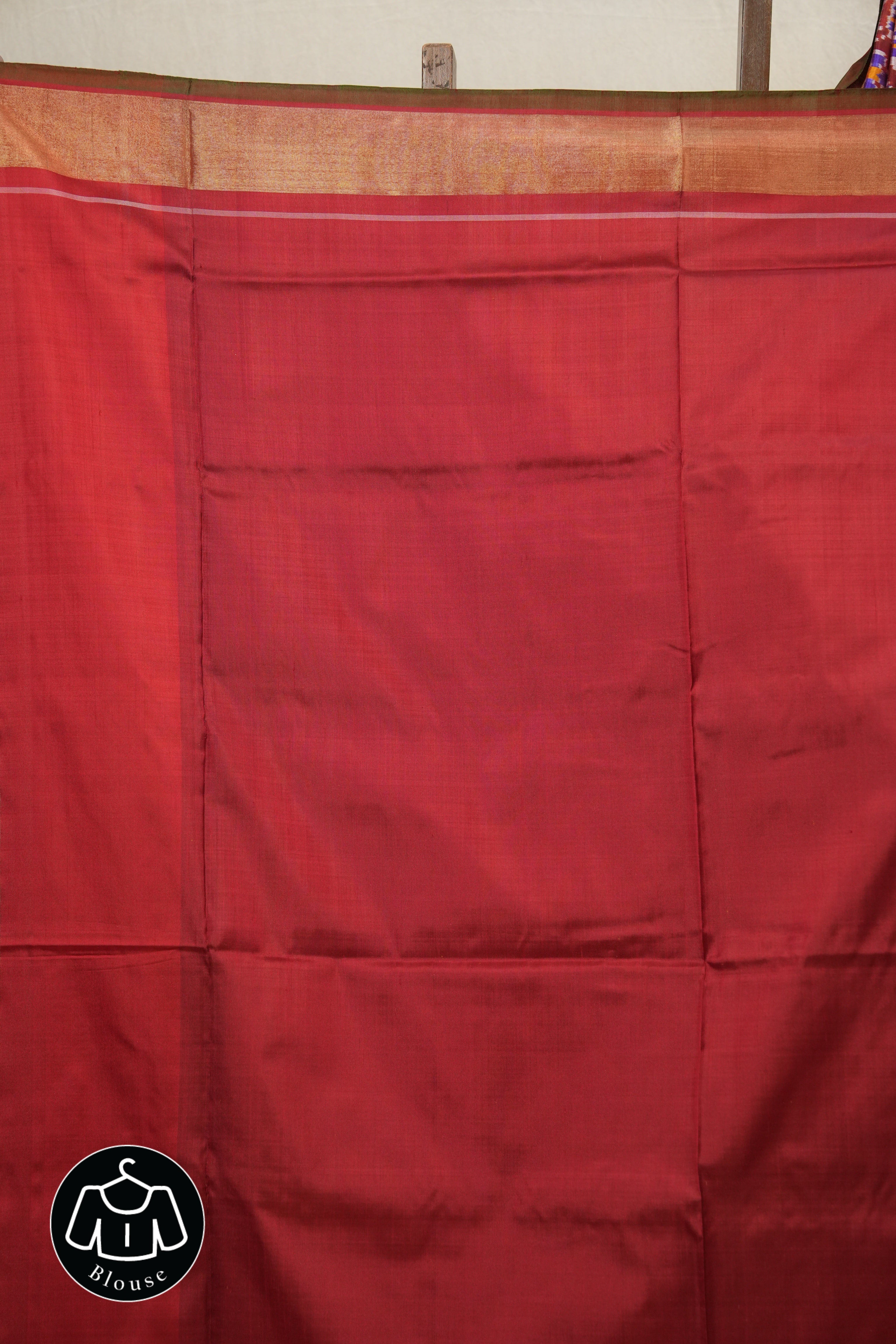 Maroon Pochampalli Silk Ikat Saree - SRMPSIS167
