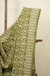 Mehendi HBP Cotton Saree - SRMCS3395