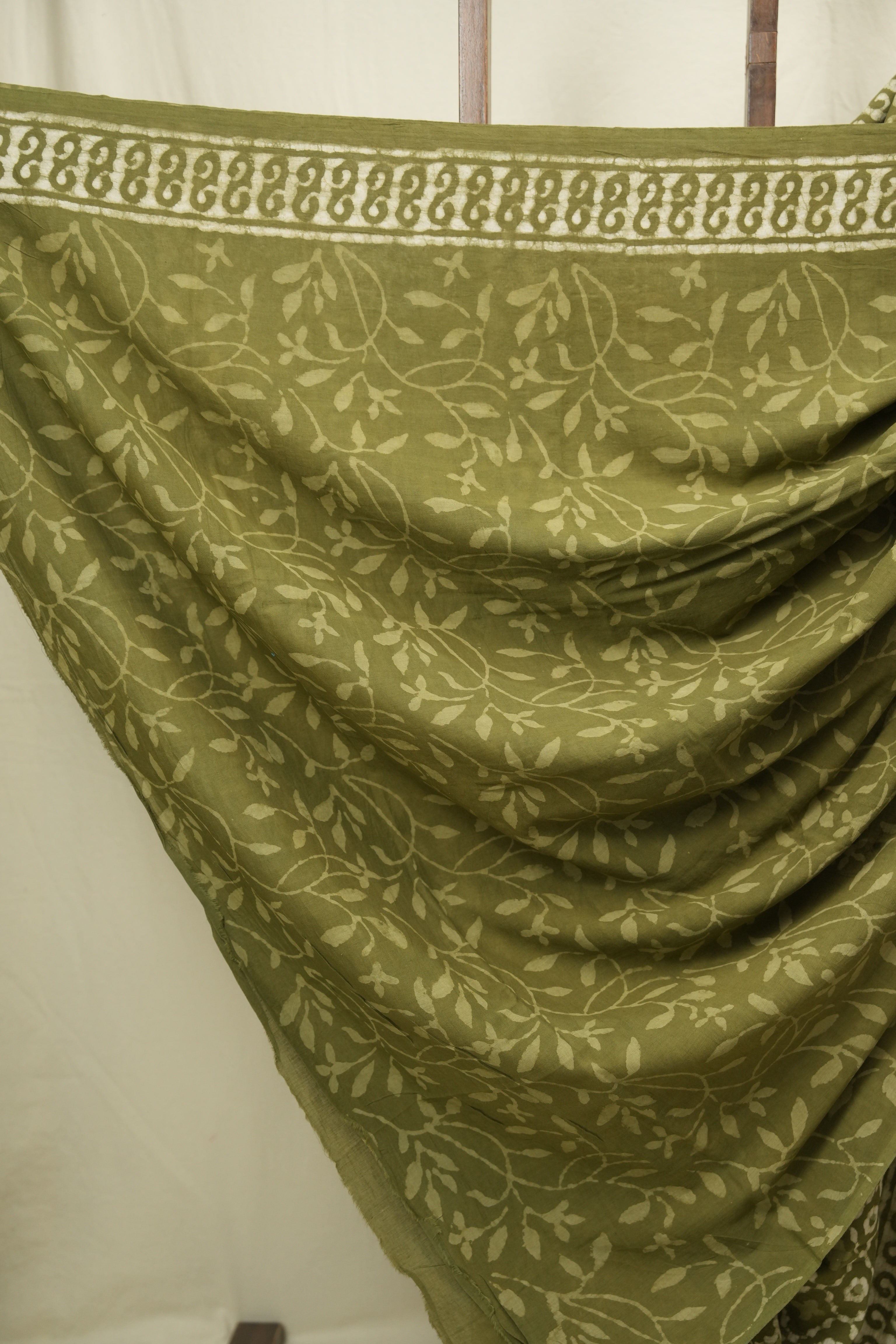 Mehendi HBP Cotton Saree - SRMCS3395