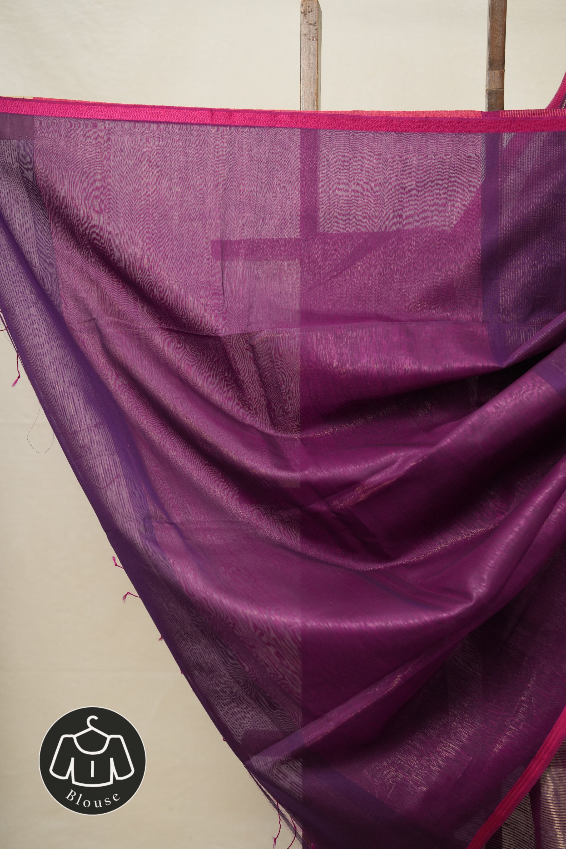 Purple Maheshwari Saree - SRPMS935