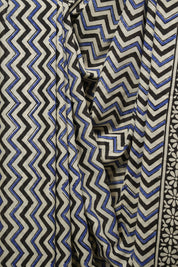 White HBP Cotton Saree - SRWCS3397