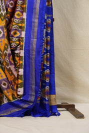 Multicolor Pochampalli Silk Ikat Saree - SRMPSIS170