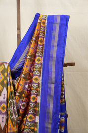 Multicolor Pochampalli Silk Ikat Saree - SRMPSIS170