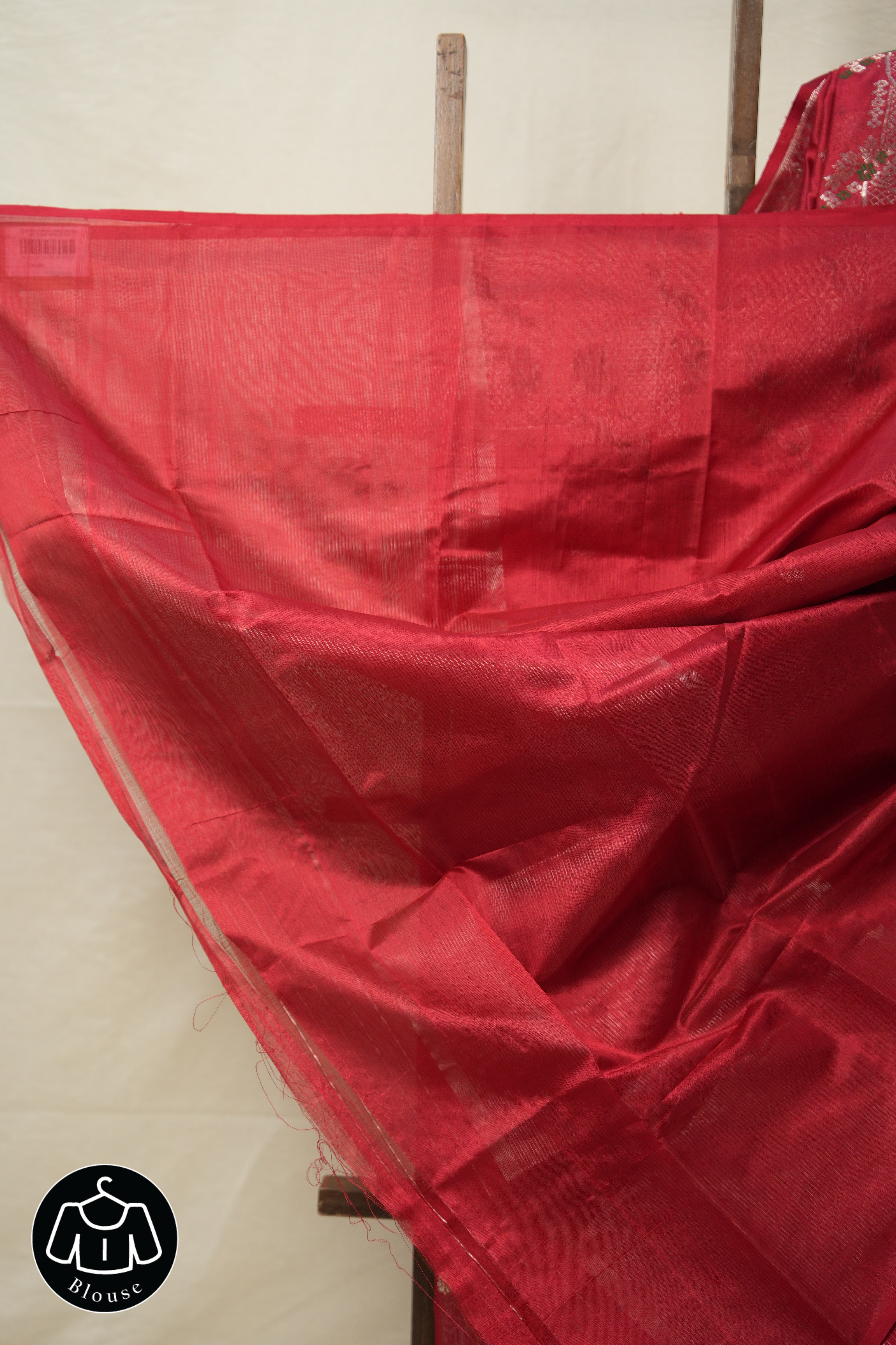 Mahroon Handborder Chanderi Silk Saree -SRMHCSS442