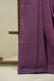 Plum Cotton Paithani Saree - SRPCPS774