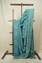 Rama Green HBP Cotton Silk Saree With Chanderi Border - SRRGCSS1793
